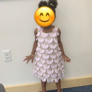 Lavender and Gold Toddler Girl Dress